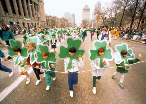 St. Pats Parade - Four-leaf clover children